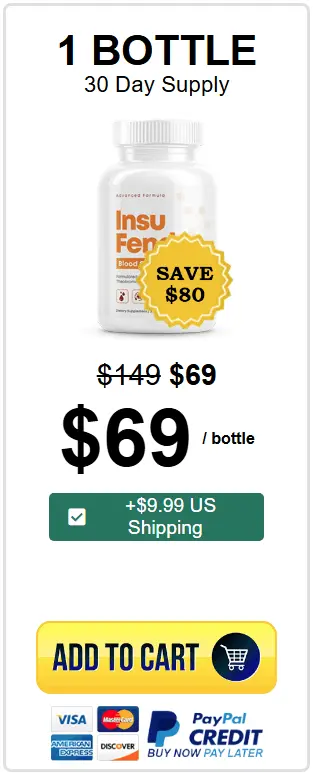 InsuFend Single Bottle Purchase